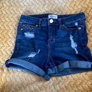 Girls jean shorts